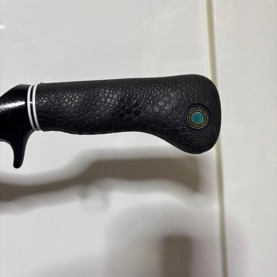 Olympic Old Mania Bass Fishing Rod Blue Collectible Soft Tip Used - Image 2 of 4