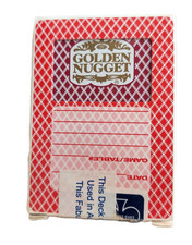 VINTAGE GOLDEN NUGGET CASINO PLAYING CARDS GAMBLING CASINO RE-SEALED