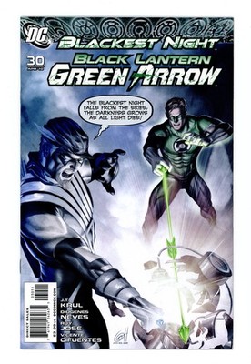 Green Arrow #30 NM 2010 Blackest Night DC Comics