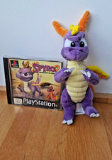 Thumbnail of ebay&reg; auction 188665876722 | Spyro 2: Gateway to Glimmer Black Label Sony PlayStation 1/ + Spyro Plüsch 2001