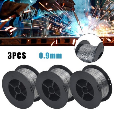 Schweißdraht 0,9mm E71T-GS Flux Core 0.45KG 3 Rollen Gaslos Universal MIG