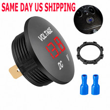 12v-24v Car Marine Motorcycle Red Led Digital Volt Meter Voltage Battery Gauge 12v-24v Car Marine Motorcycle Red Led Digital Volt Meter Voltage Battery Gauge