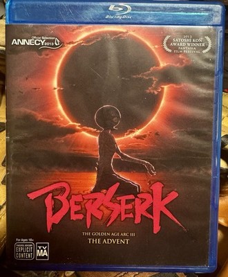 Berserk The Golden Age Arc III The Advent Anime Blu-ray 2013 Special Edition