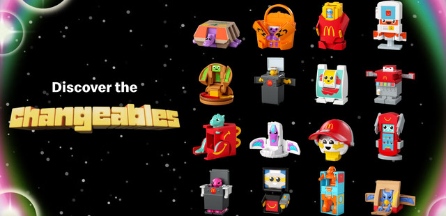 2026 McDONALD'S Changeables Transforming Retro HAPPY MEAL TOYS Or Set