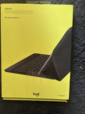 Logitech CREATE Backlit Keyboard Case for iPad Pro Black Plastic