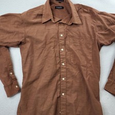 Christian Dior Mens Button down shirt M brown earth tones casual