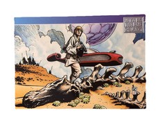 Excellent: Vintage 1993 topps Star Wars Galaxy Luke Skywalker Trading Card