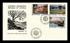 Dr Jim Stamps Cyprus Europe 1977 Landscapes 3V Set First Day Cover