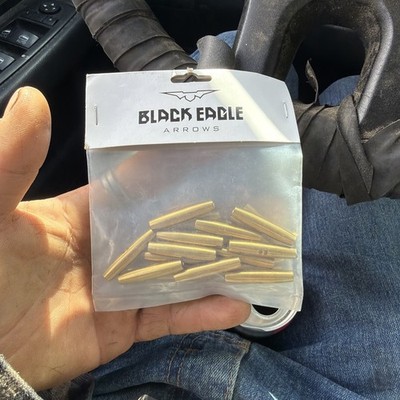 Black Eagle  Revelation 40 and 60 Grain Weight Collars 550 Spine 2 full bags  