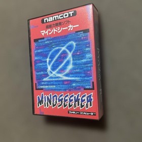 Mindseeker Famicom Cartridge with Box Manual and Stickers