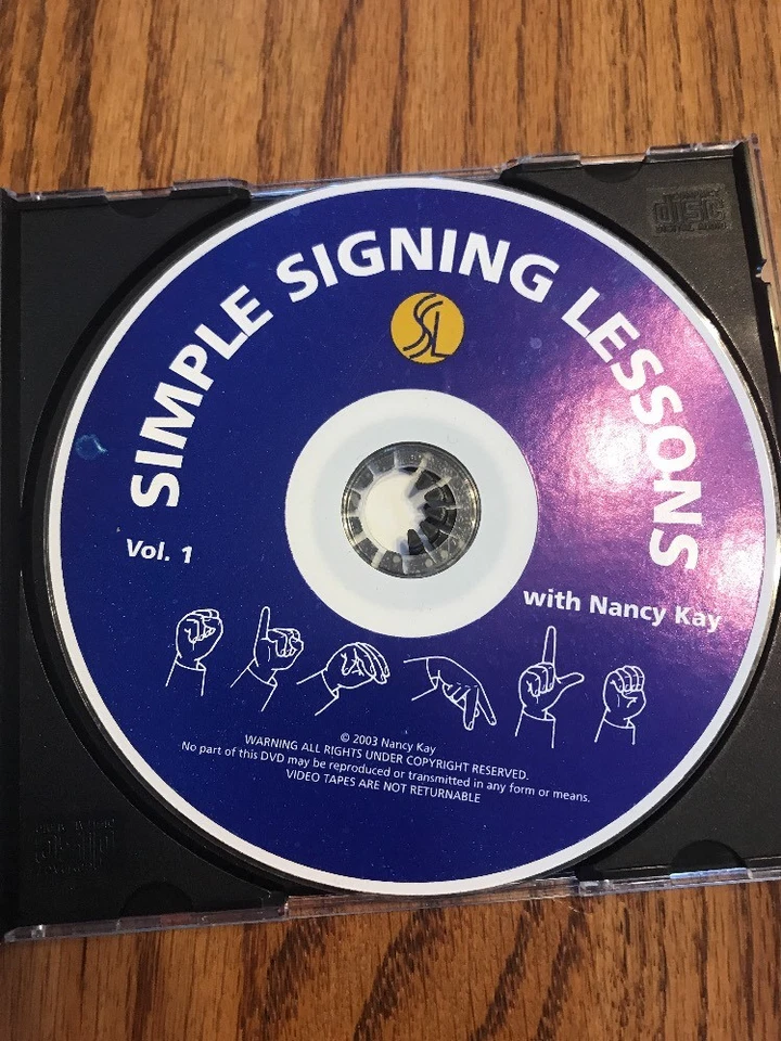 Simple Signing Lessons Volume 1 With Nancy Kay Ships N 24h - Image 2 of 4