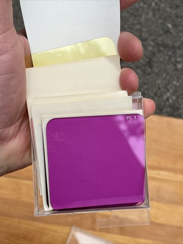 Vintage Unicolor Color Printing FILTER SET 3x3 - 6 Total Filters - Picture 4 of 4
