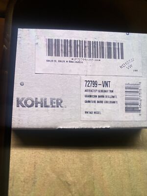 vintage an・an no.18 kohler 72799-vnt Vintage Nickel Artifacts Slidebar Trim | eBay