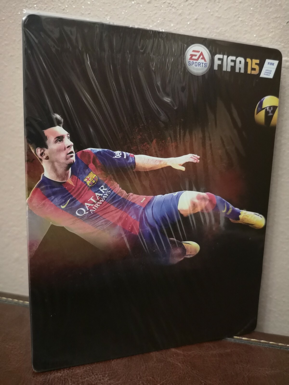 Fifa 15 Steelbook Lionel Messi Nuovo PS4 PS3 Xbox Xbox One NO GAME