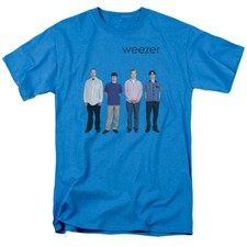 Weezer 1994 album Weezer Band Shirt Classic Royal Blue Unisex S-5XL