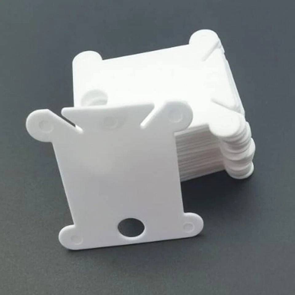 200pc Plastic Embroidery Floss Bobbins Cross Stitch Thread Holder Sewing Storage - Image 2 of 4