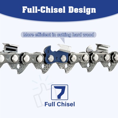22inch Saw Chain Blade 0.325LP Pitch 0.058 Gauge 86DL Drive Link For Chainsaw