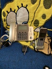 Teléfono fijo Panasonic KX-TGF350N con cable/inalámbrico Dect 1 auricular gris