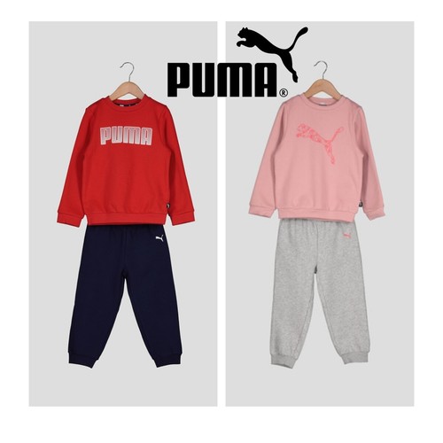 Puma bambino tuta JOG Bambini Ragazzi Ragazze Bambino Tuta Da Ginnastica  Top Bottoms Età 0-3 anni | eBay