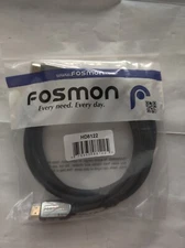 Fosmon Nylon Braided Heavy Duty HDMI Cable 6FT, HDMI 2.0 4K@60Hz 18Gbps