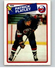 1988-89 O-Pee-Chee #191 Patrick Flatley NHL See Scans NY Islanders ID: 113804