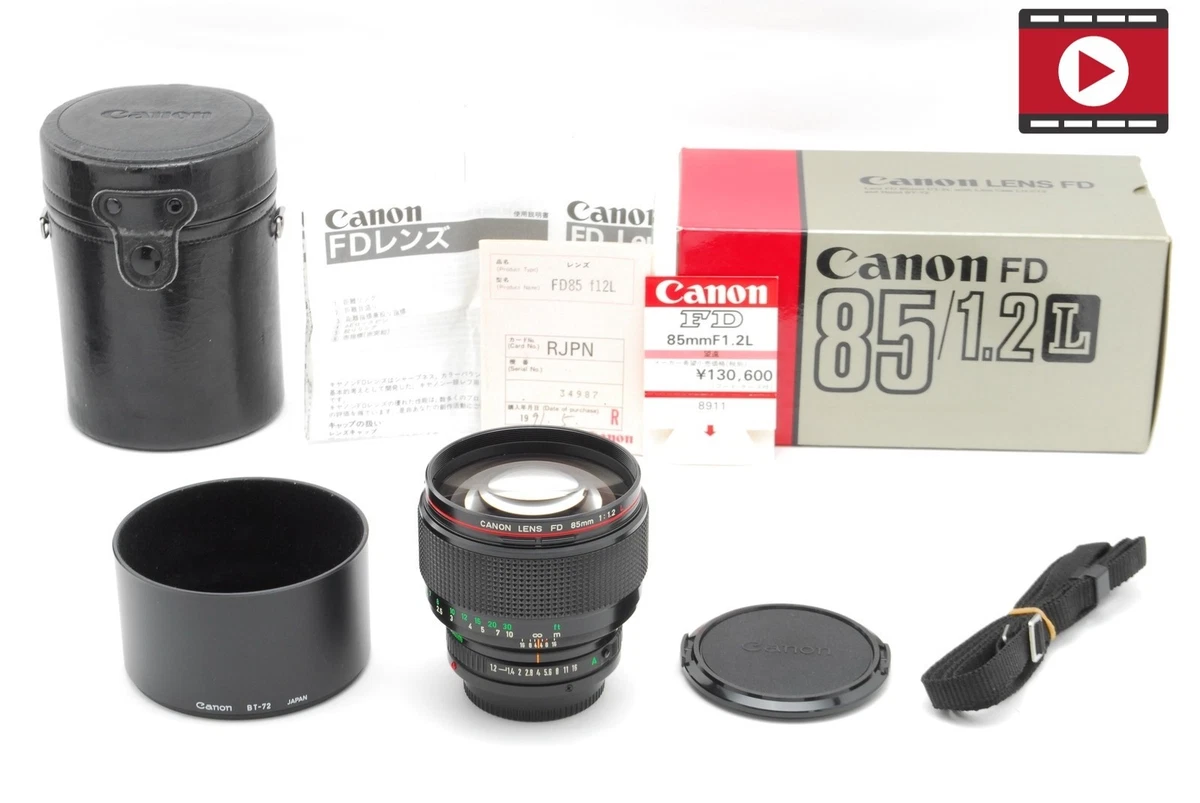 Canon FD 85mm Focal Camera Lenses for sale - eBay