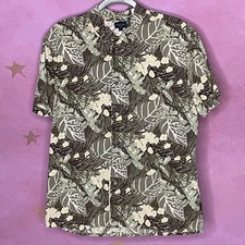 Paul Smith Aloha Shirt Short Sleeve Hawaiian Print Casual Summer Shirt Large