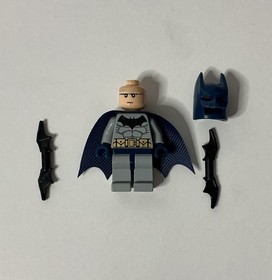 Lego Dark Blue Batman: The Video Game 2007 (7786) ~ Replaced Cape ~ Damaged Head
