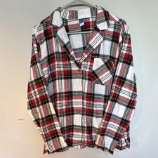 Old Navy Men's L Regular Cotton Flannel Plaid 2pc Pajama Set Pockets