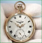 ✅ ROLEX ANTIQUE SOLID GOLD POCKET WATCH SWISS MADE - 9ct - YEAR 1927 UK - 9KT