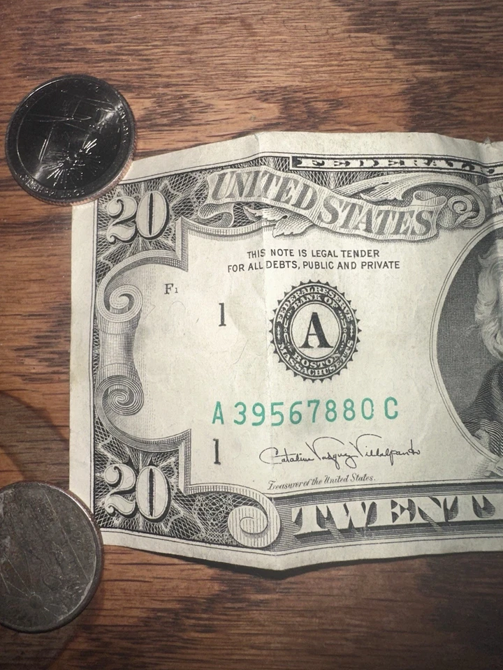 Very Rare 1988 A-Series 20 dollar bill - Image 3 of 4