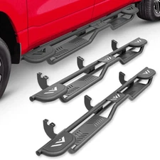 For 2024 2025 Toyota Tacoma Double & Crew Cab 3-Raised Steps Running Boards 