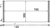 Kondensator Klimaanlage Mahle AC 689 000S FüR Tourneo Ford Connect Transit 16V