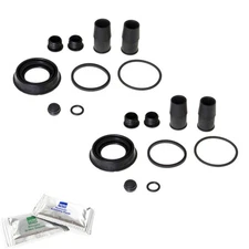 2 REAR BRAKE CALIPER REPAIR KIT SEALS FIT: VW TOURAN 17- 272MM DISCS BCK3883AKX2