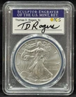 PCGS MS70 2021 US American Silver Eagle One Dollar Silver Coin-659