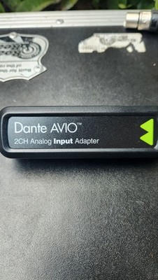 Audinate Dante AVIO 2-Channel Analog Input Adapter for Dante Audio Networks