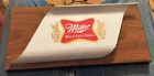 Vintage Miller High Life Plastic Beer Sign - The Champagne of Beers - 3D