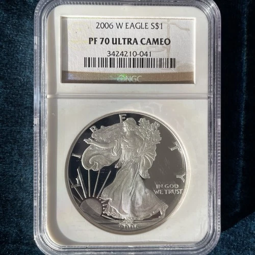 2006-W American Silver Eagle PF70 Ultra Cameo NGC 3424210-041