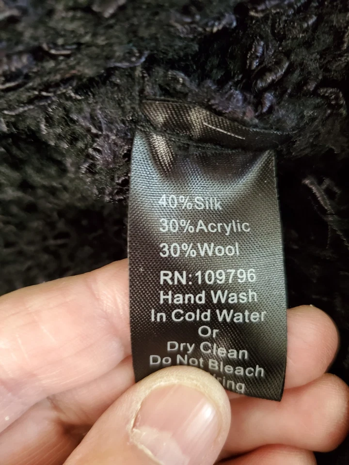 Cárdigan plumero con volantes Pretty Angel de colección lana seda caprichoso hada grande Foto 4 de 4