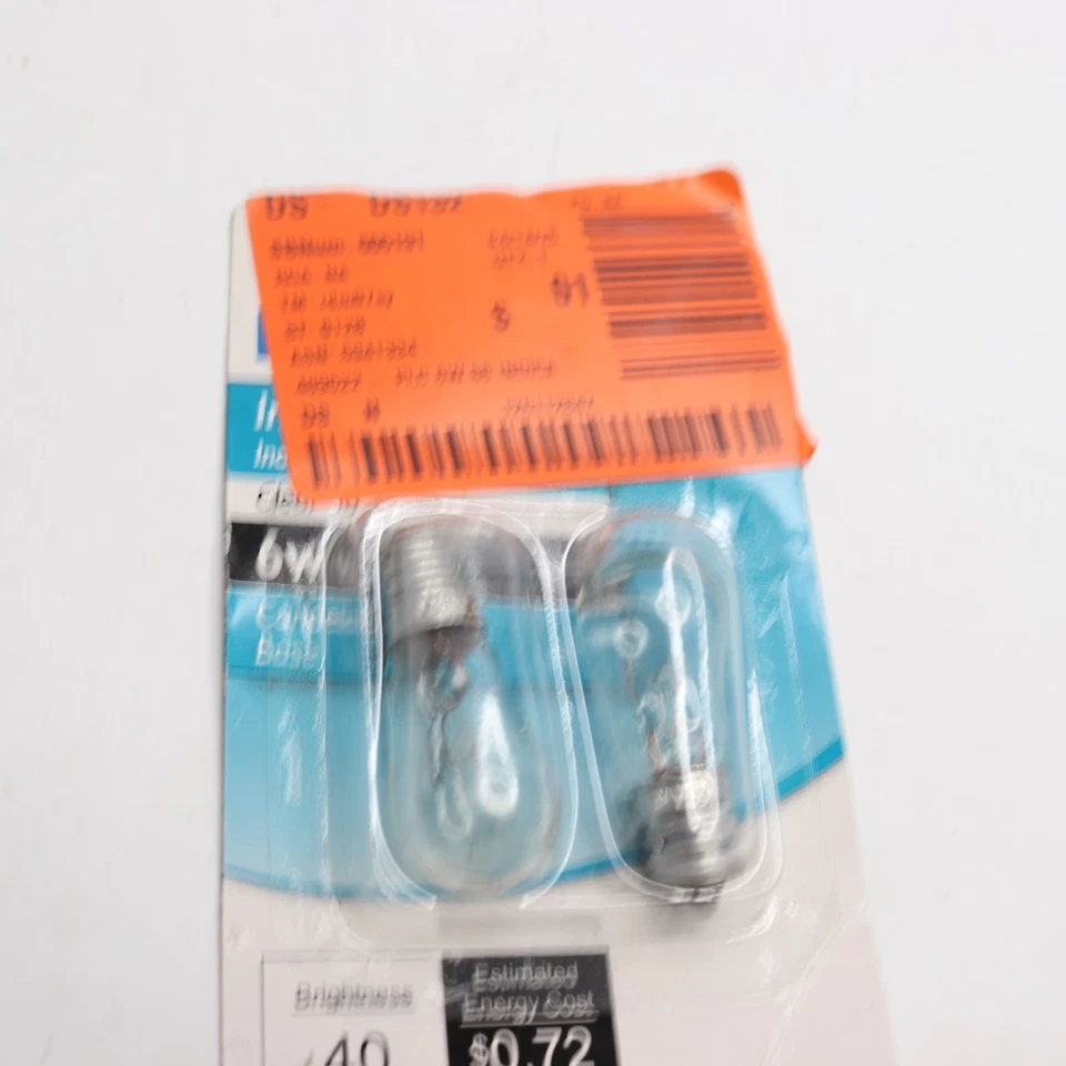 (2-Pk) Philips Candelabra Base Indicator Light Bulb S6 6W 416693 - Image 2 of 4