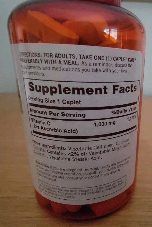 (1) Sundown Vitamina C 1000 mg Comprimidos 133 Comprimidos.  04/2027 Foto 3 de 4