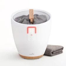 Live Fine Small Bucket Towel Warmer with LED Display and Adjustable Timer