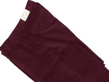 NEW 179 Orvis Wellington Super Cords Pants  32 x 29  Flat Front  Maroon 
