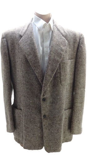 Veste De Costume Vintage Pour Homme - Taille 44R, à Carreaux - Style Rétro Années 70/80