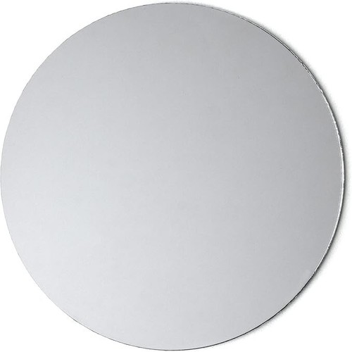 7" Round Mirrored Glass Candle