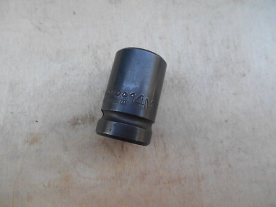 PROTO J7414M Impct Skt,Steel,Blk Oxd,14 mm, 1/2'' drive, New