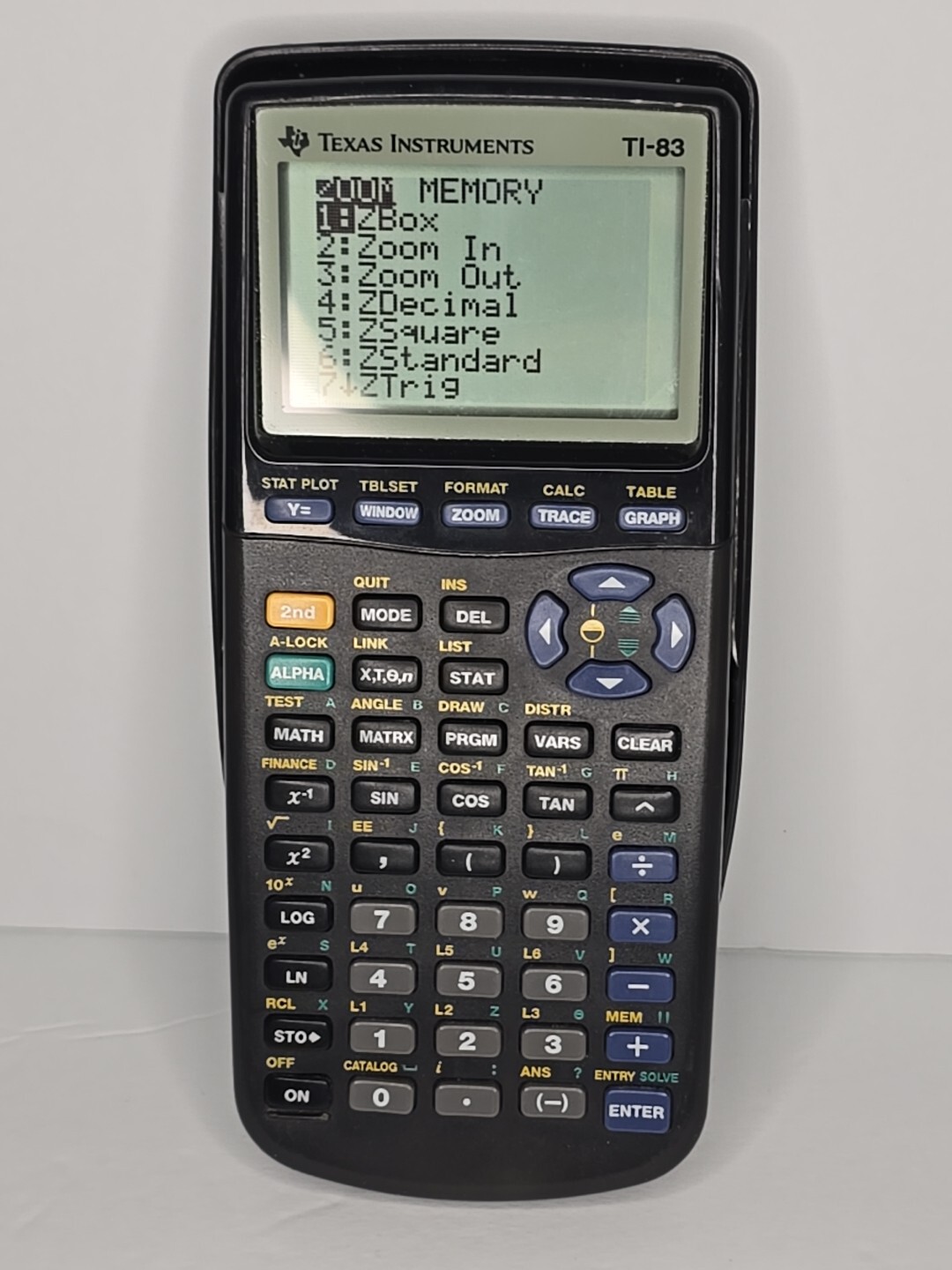 Texas Instruments TI-83 Plus Graphing Calculator With Cover Tested ...