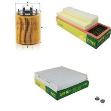 MANN-FILTER Inspektionspaket Filterset für Fiat Doblo Kasten/Kombi 1.3 D