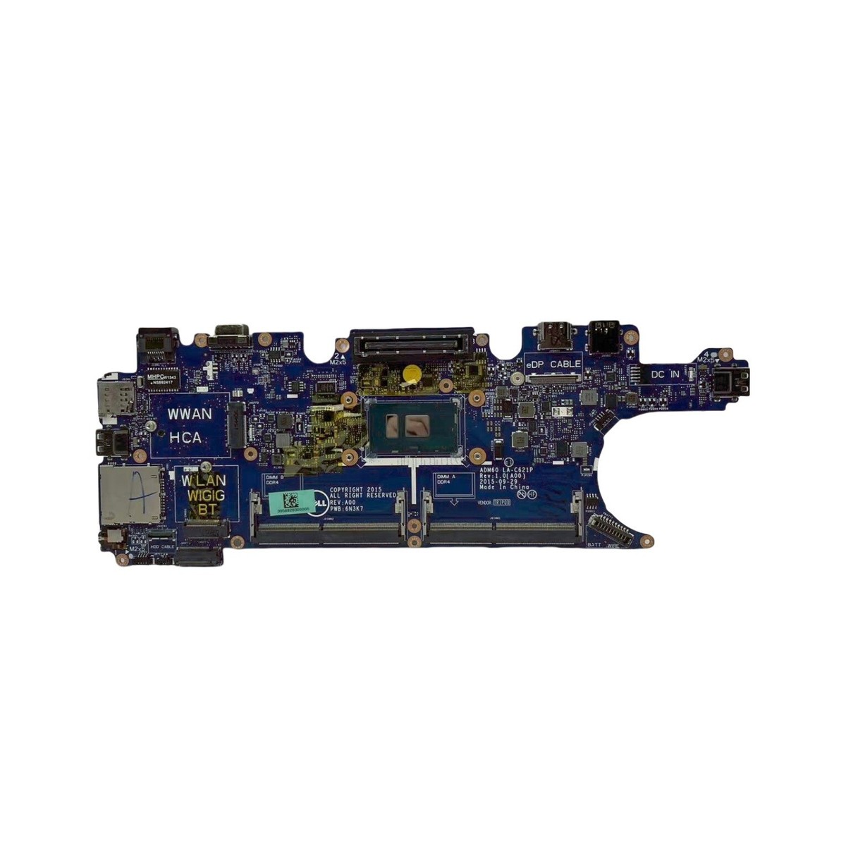 LA-C621P Mainboard For Dell Latitude E5270 Laptop Motherboard
