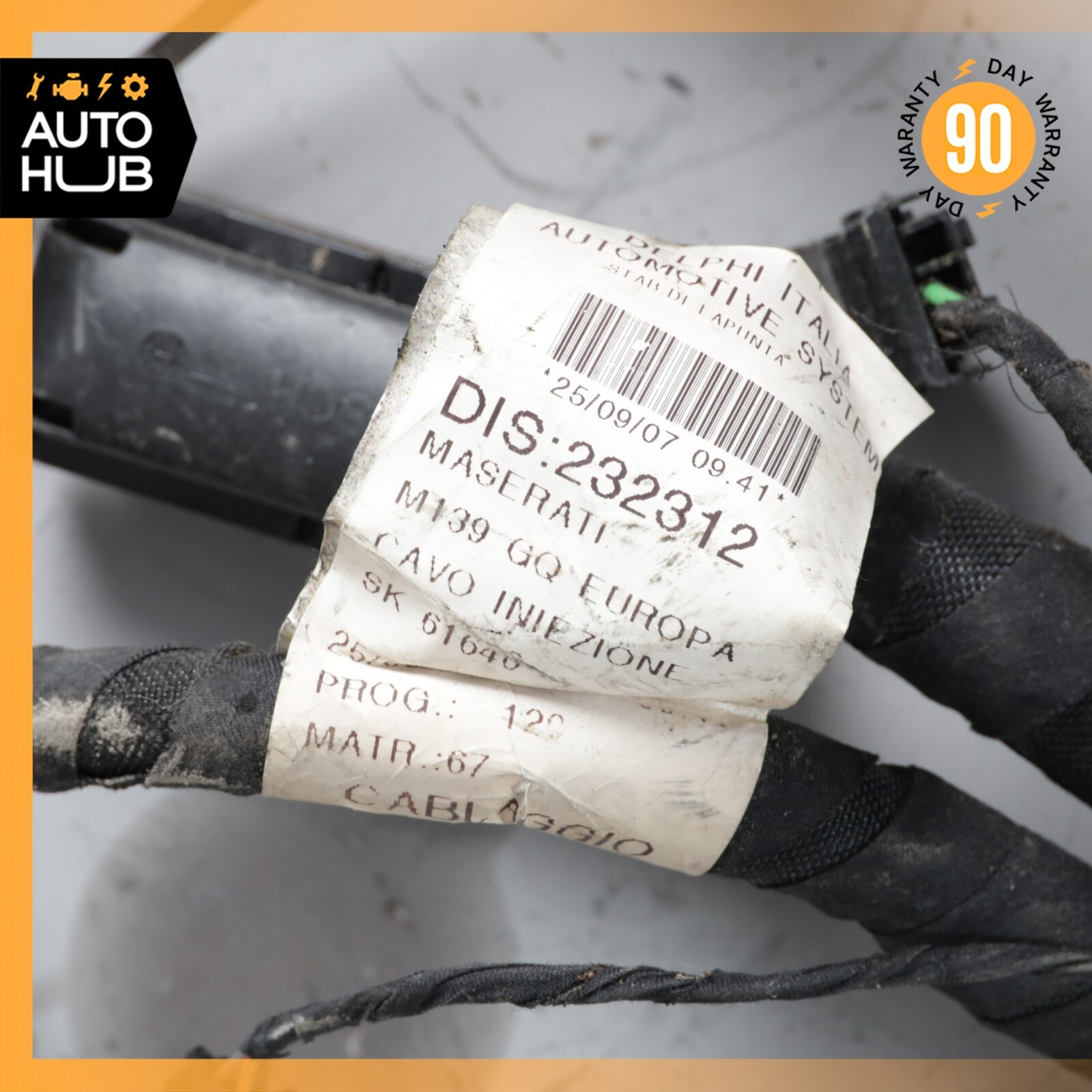 09-19 Maserati GranTurismo Quattroporte Engine Motor Wiring Wire Harness OEM 44k